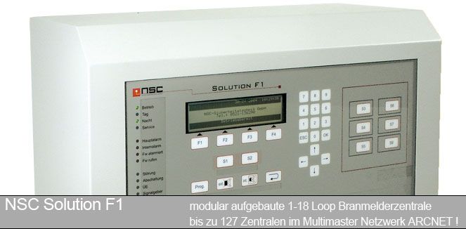 Brandmeldezentrale NSC Solution F2