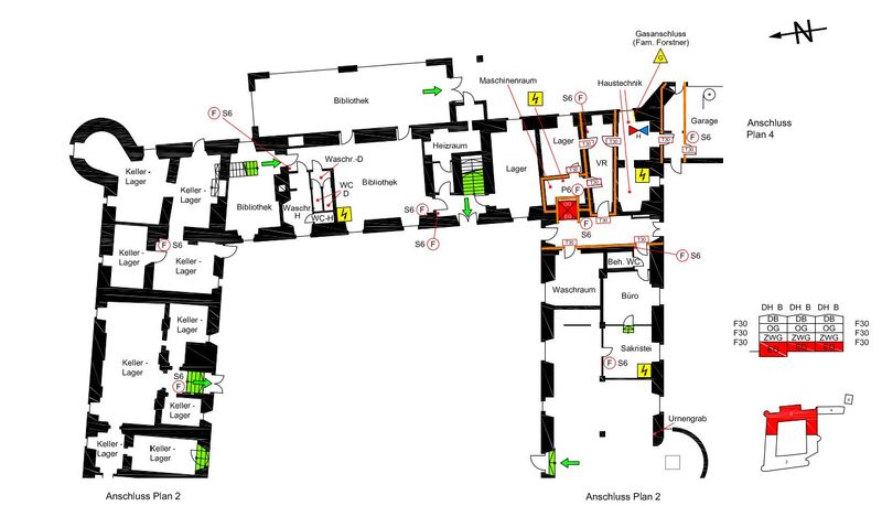 Brandschutzplan – Beispiel